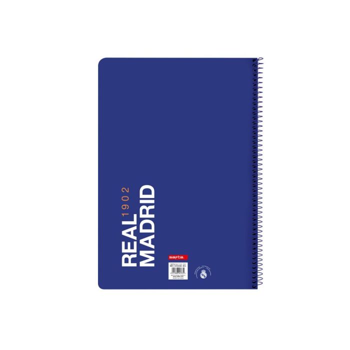 Libreta de Anillas Real Madrid C.F. 512154066 Azul Blanco A4 2 Libreta de Anillas Real Madrid C.F. 512154066 Azul Blanco A4 2