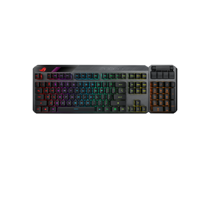 ASUS ROG Claymore II teclado RF inalámbrica + USB QWERTY Negro 1