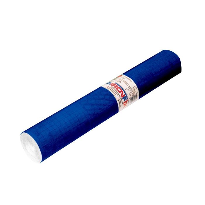 Rollo Adhesivo Aironfix Unicolor Azul Mate Oscuro 67150 Rollo De 20 Mt 1