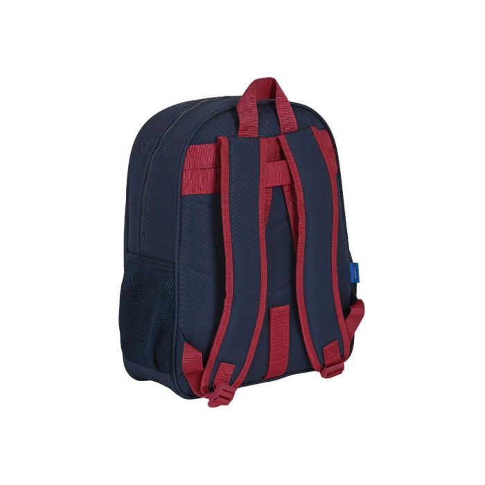 Mochila Escolar F.C. Barcelona Azul Granate (32 x 38 x 12 cm) 1