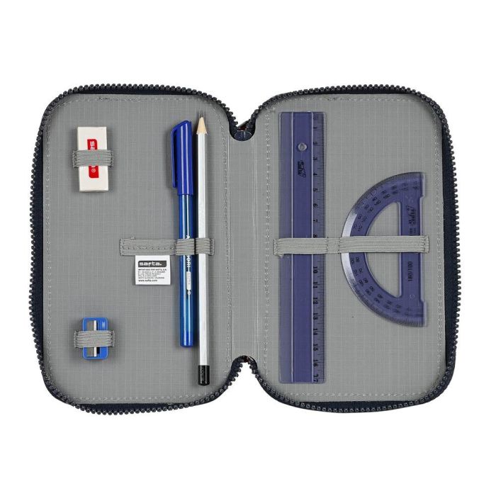 Plumier Triple F.C. Barcelona Corporativa Azul Granate (12.5 x 20.5 x 6 cm) (41 Piezas) 4 Plumier Triple F.C. Barcelona Corporativa Azul Granate (12.5 x 20.5 x 6 cm) (41 Piezas) 4