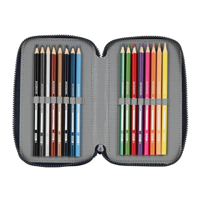 Plumier Triple F.C. Barcelona Corporativa Azul Granate (12.5 x 20.5 x 6 cm) (41 Piezas) 5 Plumier Triple F.C. Barcelona Corporativa Azul Granate (12.5 x 20.5 x 6 cm) (41 Piezas) 5
