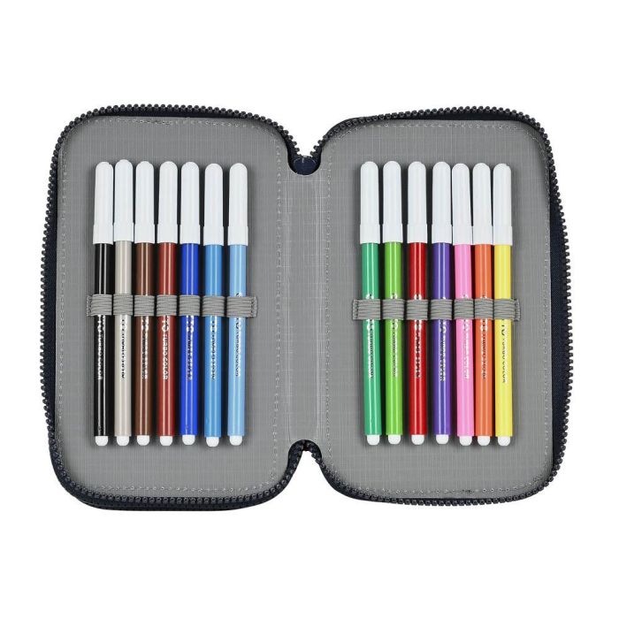 Plumier Triple F.C. Barcelona Corporativa Azul Granate (12.5 x 20.5 x 6 cm) (41 Piezas) 6 Plumier Triple F.C. Barcelona Corporativa Azul Granate (12.5 x 20.5 x 6 cm) (41 Piezas) 6