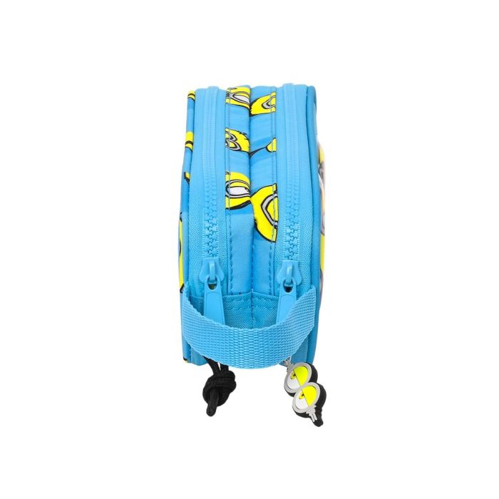 Bolso Escolar Safta Portatodo Minions Minionstatic Doble 210x60X80 mm 2