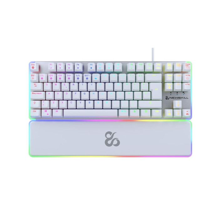 Teclado Gaming Newskill Gungnyr TKL Pro Ivory LED RGB Qwerty Español 0 Teclado Gaming Newskill Gungnyr TKL Pro Ivory LED RGB Qwerty Español 0