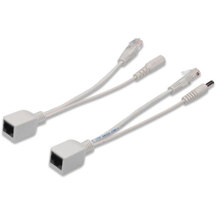 Digitus DN-95001 Juego de Cables PoE Pasivos RJ-45, Divisor e Inyector Ethernet Rápido, Color Blanco 0 Digitus DN-95001 Juego de Cables PoE Pasivos RJ-45, Divisor e Inyector Ethernet Rápido, Color Blanco 0