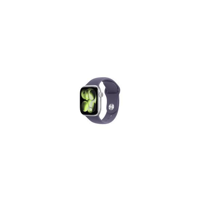 Apple Watch Series 11 GPS + Cellular 42mm Caja de Aluminio Plateado con Correa Deportiva Púrpura Niebla T/G