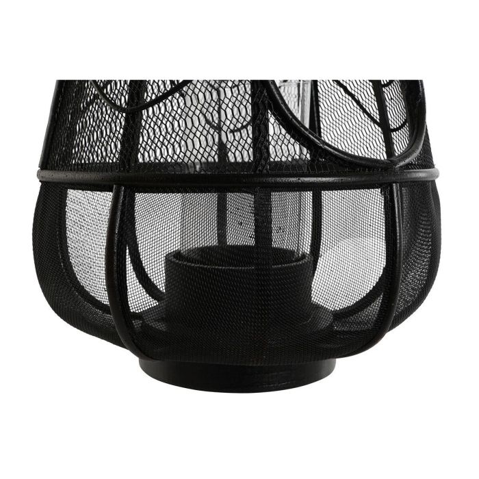 Portavela Colonial DKD Home Decor Negro 28 x 50 x 28 cm 3 Portavela Colonial DKD Home Decor Negro 28 x 50 x 28 cm 3