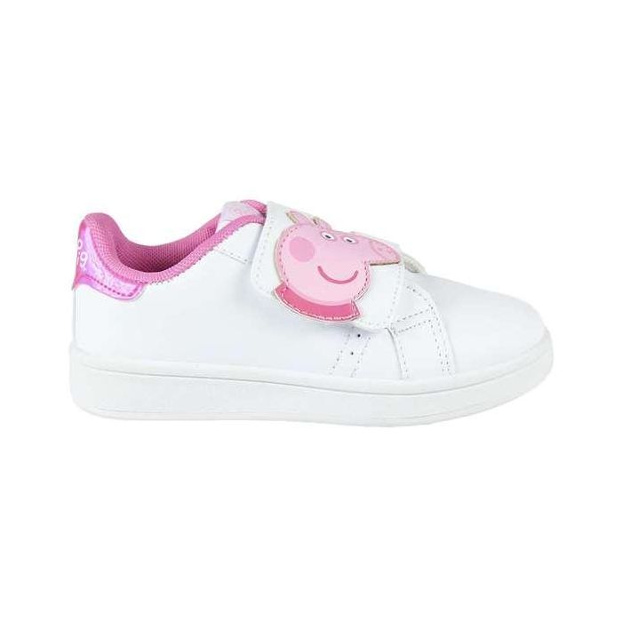Cerdá T026 Zapatillas Deportivas Infantiles Peppa Pig con Suela de PVC Color Blanco Talla 26