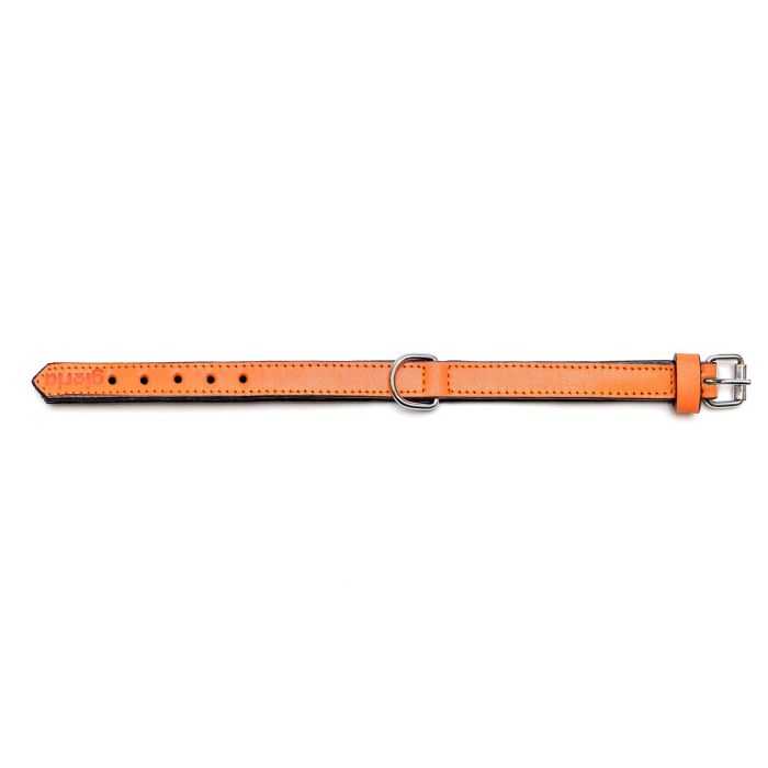 Collar Piel Acolchado 30 cm X 15 mm Naranja 1 Collar Piel Acolchado 30 cm X 15 mm Naranja 1
