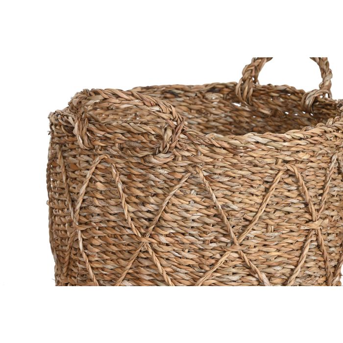 Cesta Balines DKD Home Decor Natural 36 x 32 x 36 cm Set de 3 (2 Unidades) 3 Cesta Balines DKD Home Decor Natural 36 x 32 x 36 cm Set de 3 (2 Unidades) 3