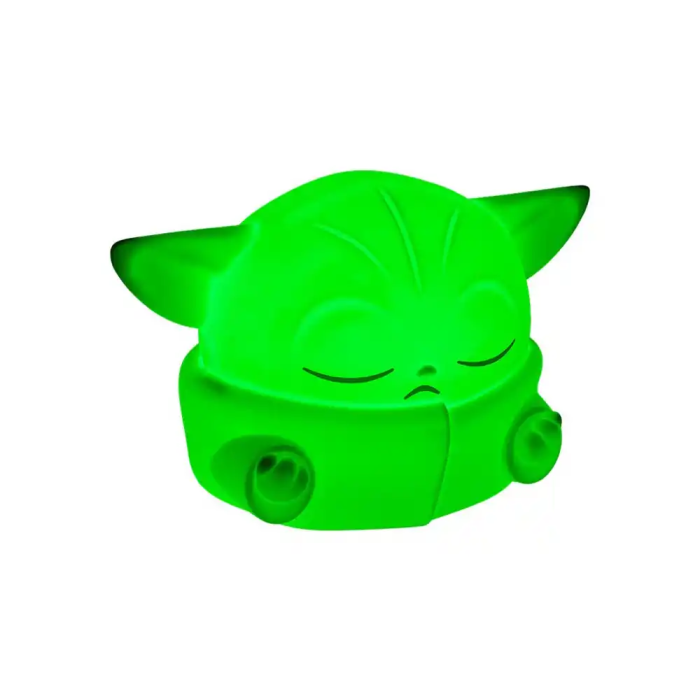 Wondee Lámpara Mandaloriano Grogu (Baby Yoda) de Silicona, Luz Nocturna Suave y Táctil 3