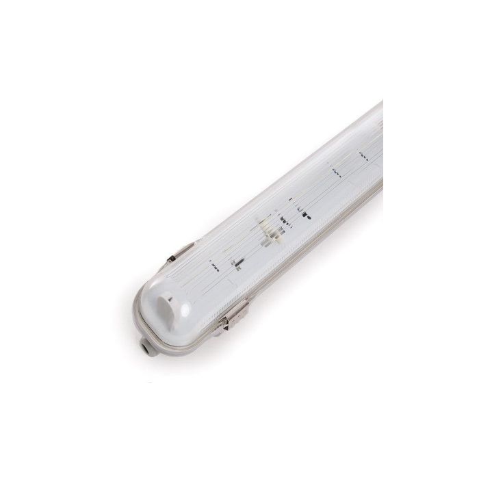 Pantalla Estanca para un Tubo de LEDs 1200mm ABS/PC 0 Pantalla Estanca para un Tubo de LEDs 1200mm ABS/PC 0