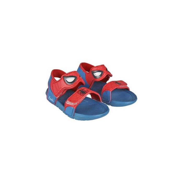 Sandalias Playa Spiderman Rojo 0