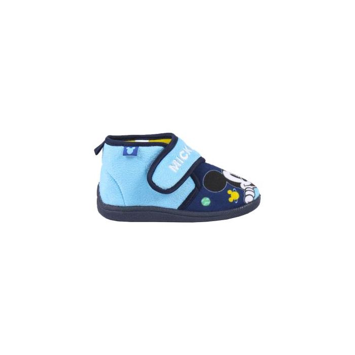 Zapatillas de casa media bota mickey Blue 1