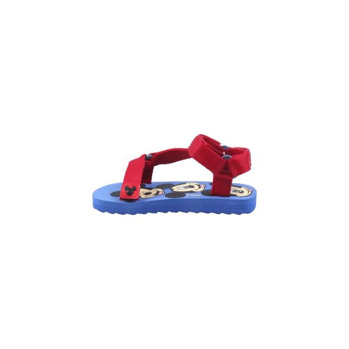Sandalias Casual Velcro Mickey Azul 1
