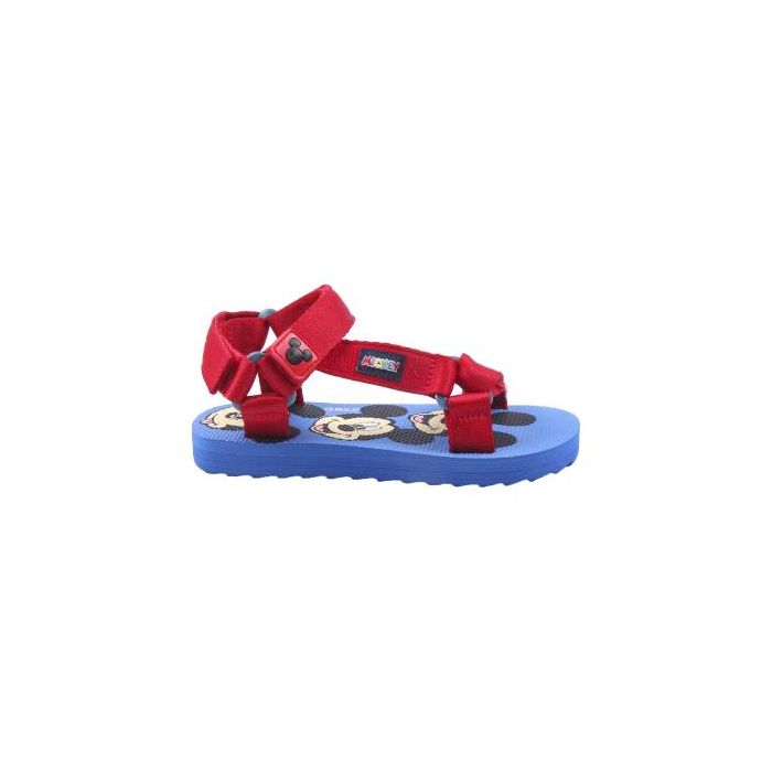 Sandalias Casual Velcro Mickey Azul 0