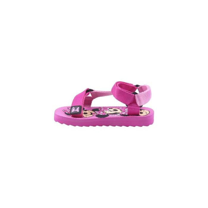 Sandalias Casual Velcro Minnie Rosa 1 Sandalias Casual Velcro Minnie Rosa 1