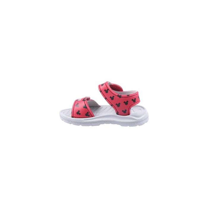 Sandalias Playa Estampado Mickey Rojo 1