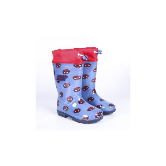 Botas Lluvia Pvc Spiderman Azul 2