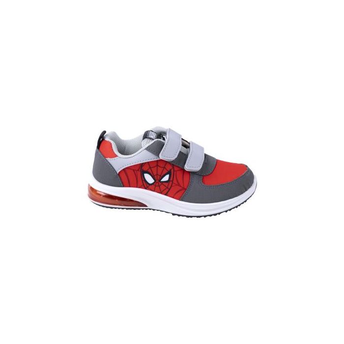 Deportiva Suela Pvc Con Luces Spiderman Rojo 0 Deportiva Suela Pvc Con Luces Spiderman Rojo 0