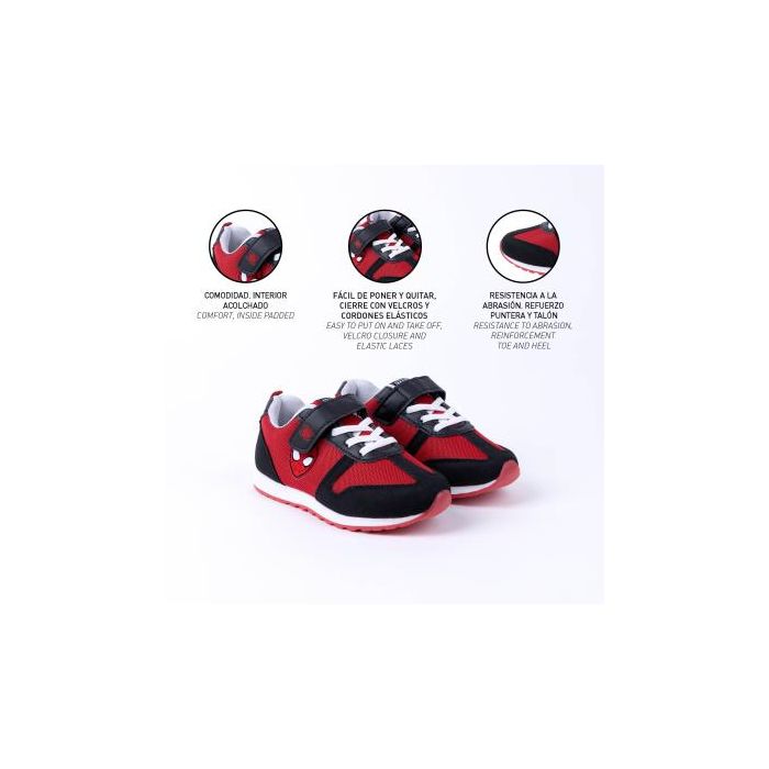 Deportiva Suela Tpr Spiderman Rojo 4