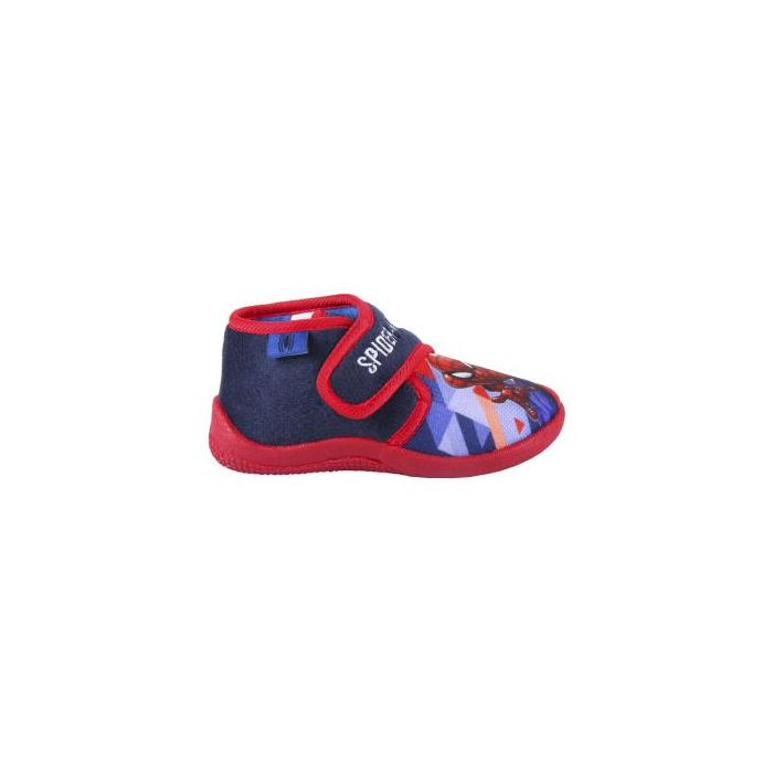 Zapatillas De Casa Media Bota Spiderman Azul Talla 026 1