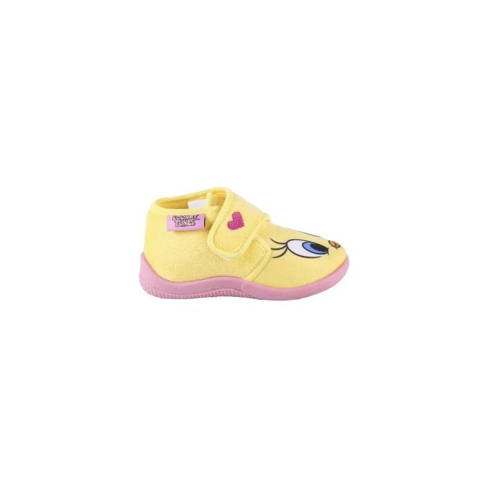 Zapatillas De Casa Media Bota Looney Tunes Piolin Amarillo 1