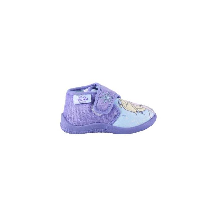 Zapatillas De Casa Media Bota Frozen 2 Lila 1