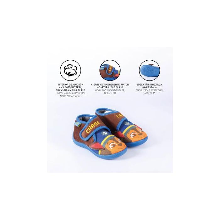 Zapatillas de Estar por Casa 3D The Paw Patrol Azul Marrón 4