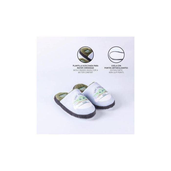 Zapatillas De Casa Abierta The Mandalorian Light Gray 4