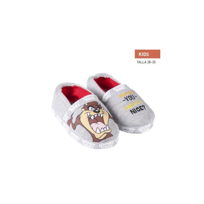 Zapatillas De Casa Francesita Looney Tunes Light Gray 0