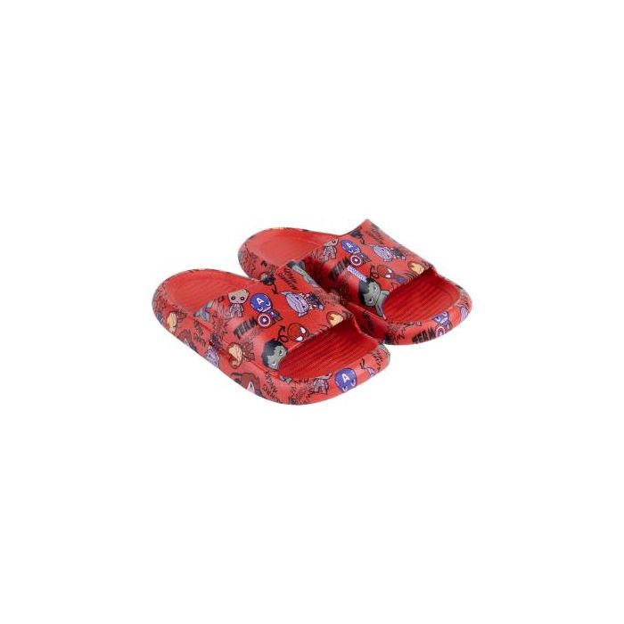 Chanclas para Ni os The Avengers Rojo Bixoto