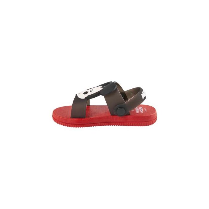 Sandalias Casual Goma Mickey Rojo 1