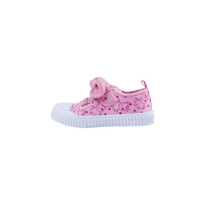 Zapatilla loneta suela pvc velcro peppa pig Pink 1