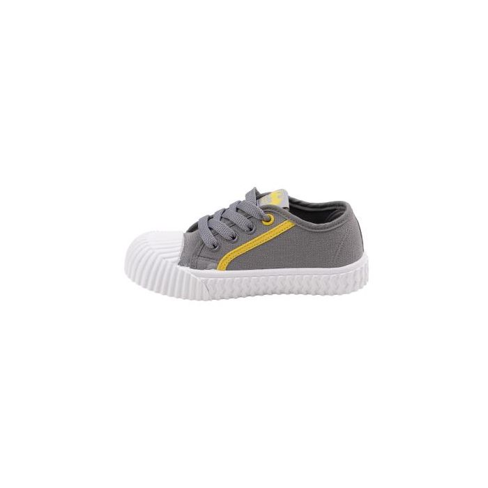 Zapatilla Loneta Suela Pvc Cordones Batman Gris 1