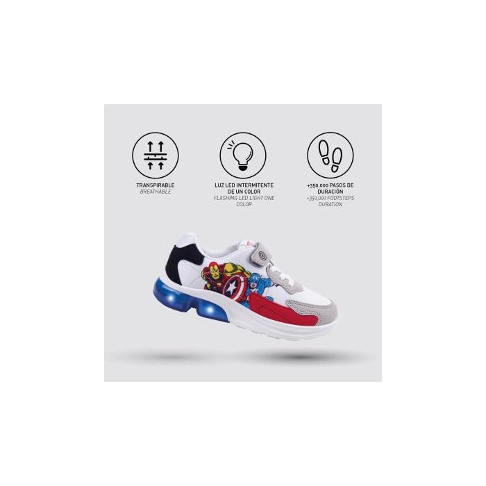 Zapatillas Deportivas con LED The Avengers Multicolor 29