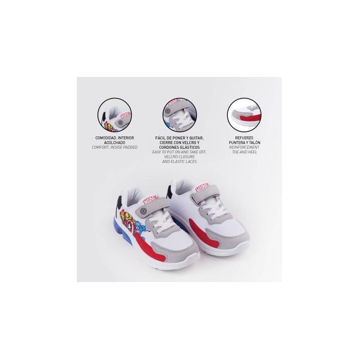 Zapatillas Deportivas con LED The Avengers Multicolor 29