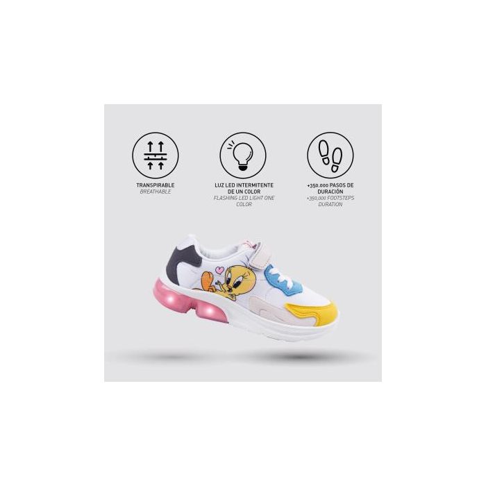Deportiva Suela Pvc Con Luces Looney Tunes Piolin Multicolor 31 3 Deportiva Suela Pvc Con Luces Looney Tunes Piolin Multicolor 31 3