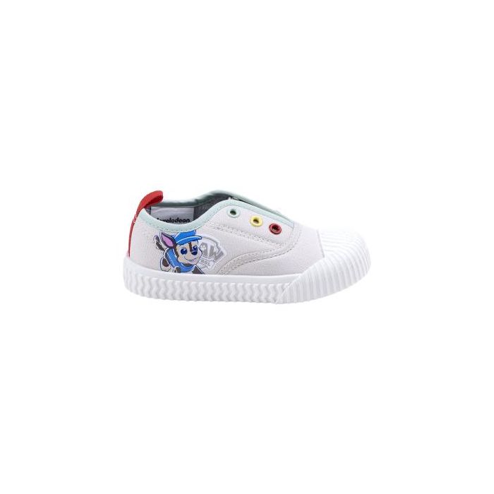 Zapatilla Loneta Suela Pvc Elásticos Paw Patrol Beige 0