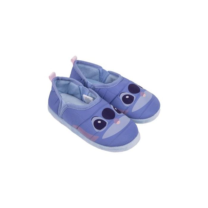 Zapatillas De Casa Francesita Stitch Azul