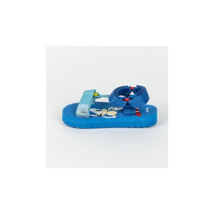 Sandalias Casual Velcro Sonic Azul 1