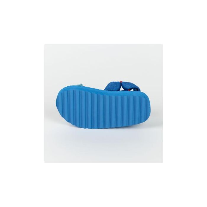 Sandalias Casual Velcro Sonic Azul 3