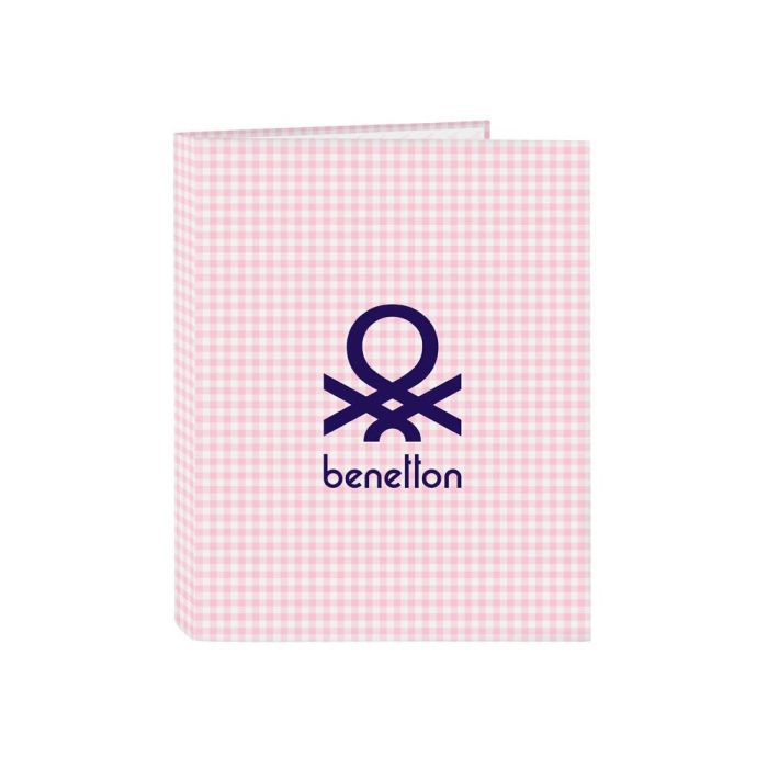 Carpeta Carton Folio 4 Anillas Mixtas Safta Benetton Vichy 265x40X330 mm Carpeta Carton Folio 4 Anillas Mixtas Safta Benetton Vichy 265x40X330 mm