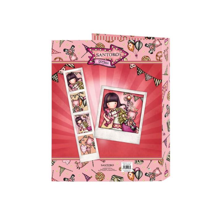 Carpeta Carton Folio 4 Anillas Mixtas Safta Gorjuss Fairground 265x40X330 mm 1