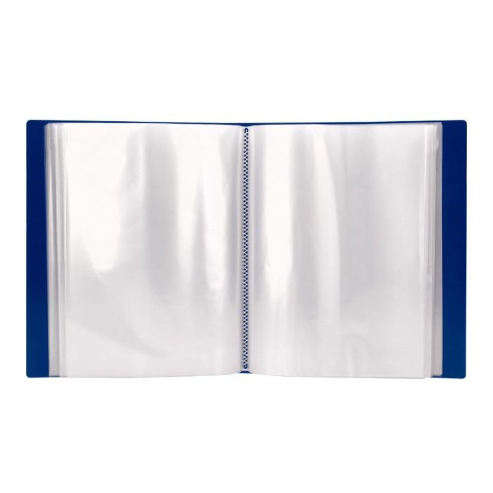 Carpeta Liderpapel Personaliza 37732 40 Fundas Canguro Polipropileno Din A4 Azul Portada Y Lomo Personalizable 7