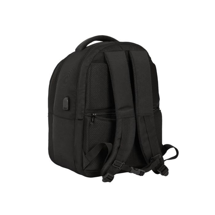 Mochila para Portátil y Tablet con Salida USB Safta Business Negro (31 x 45 x 23 cm) 1