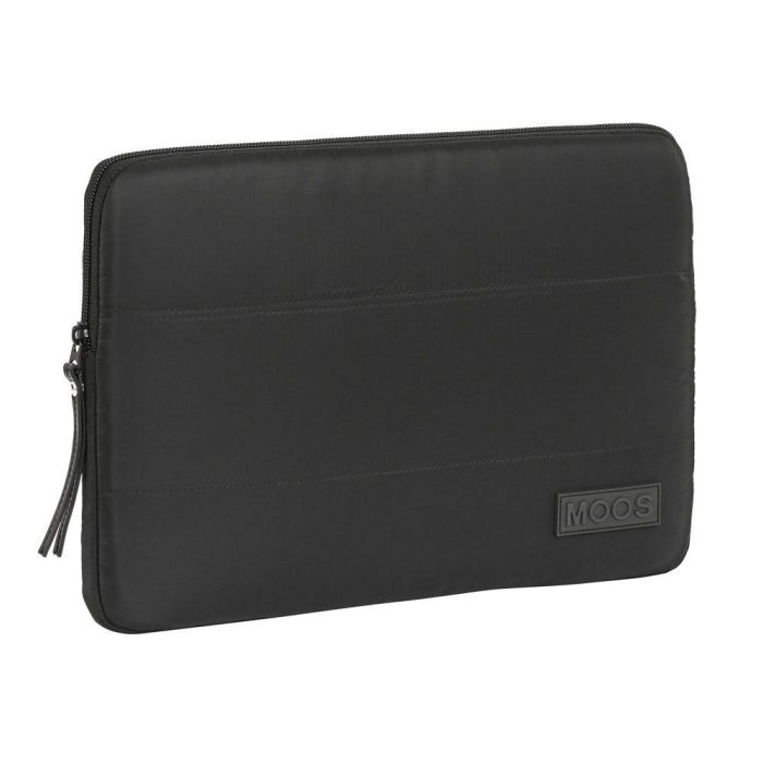 Funda para Portátil Moos Acolchado 14'' Negro (34 x 25 x 2 cm)