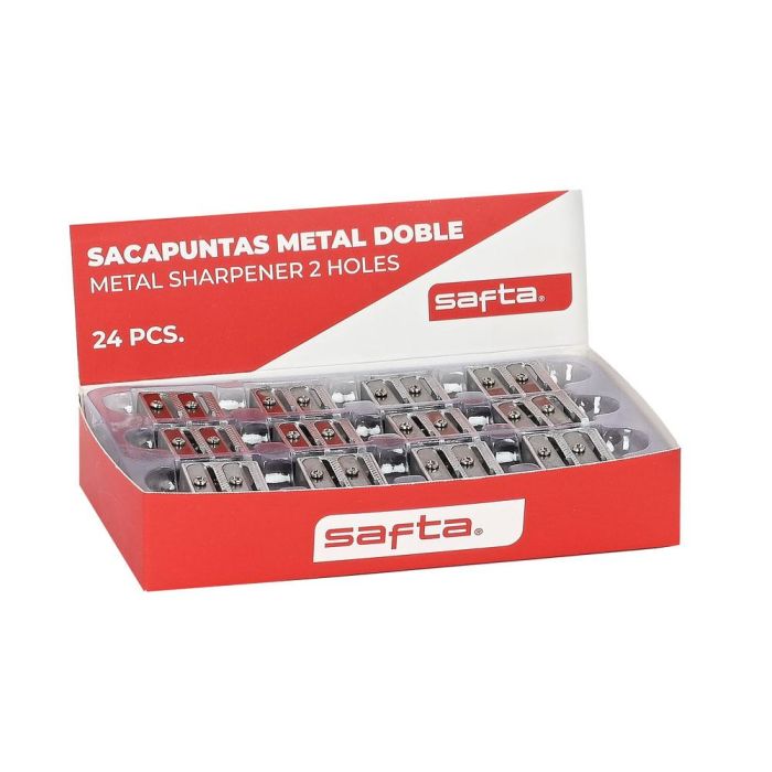 Sacapuntas Metal Safta 160x100X30 mm