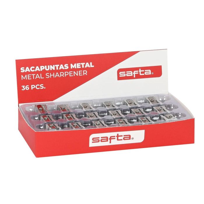 Sacapuntas Metal Safta 160x120x100 mm